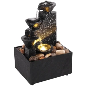 Art waterfall fountain small ornament desktop beautiful decoration