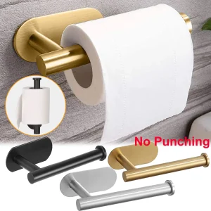 Self Adhesive Toilet Roll Paper Holder Wall Mount