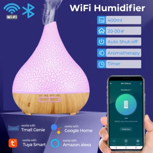 Tuya WiFi Smart Humidifier Essential Oil Diffuser Aromatherapy