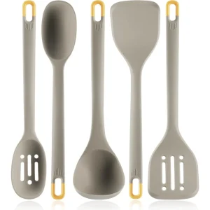 silicone kitchen cooking utensils set: